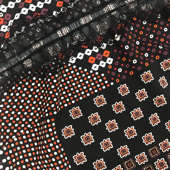 Thakoon Addition Lace Inset multi print tank - Picture 5 of 7